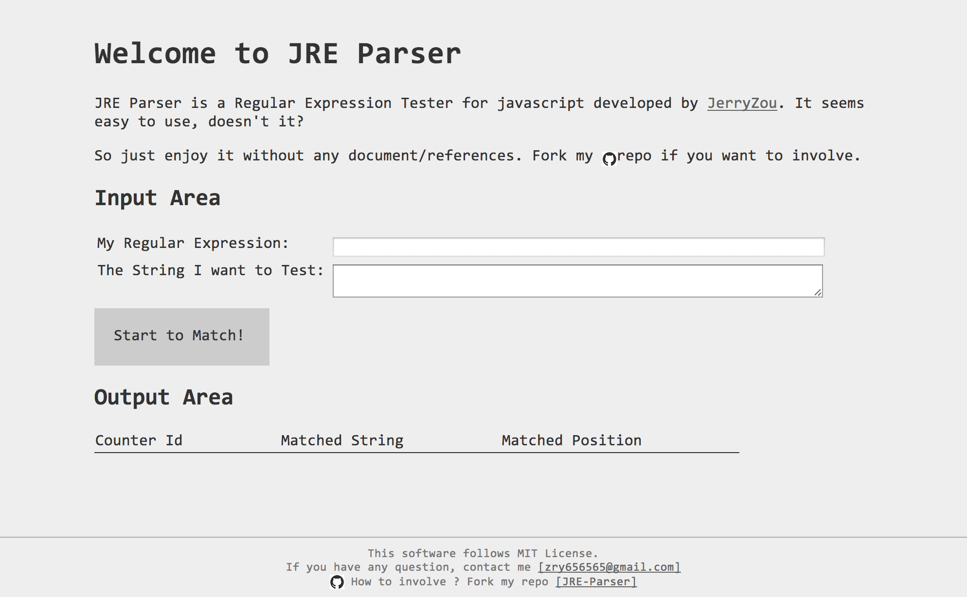 JRE Parser v0.1